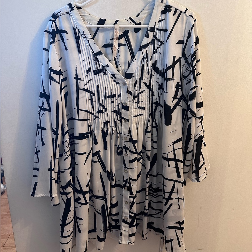 Tunic blouse- 7 by Melissa McCarthy- 1X
